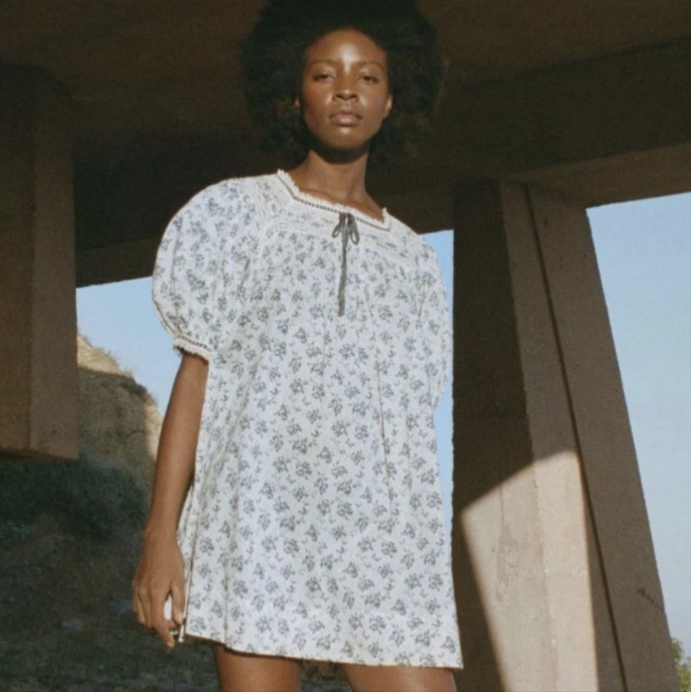 ISO** Doen Cadeau Dress in Songbird Toile XS/S